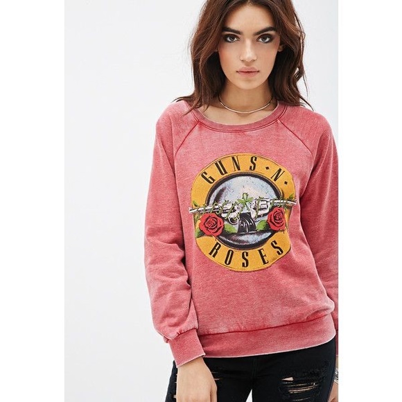 Forever 21 Tops - Forever 21 Guns N Roses Long Sleeve